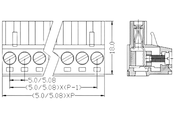 PCB Screw Terminal Block - XY126V-5.0