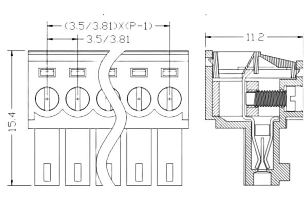 PCB Screw Terminal Block - XY126V-5.0