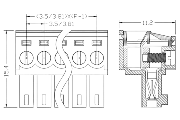 PCB Screw Terminal Block - XY126V-5.0