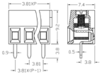 PCB Screw Terminal Block - XY126V-5.0