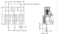 PCB Screw Terminal Block - XY126V-5.0