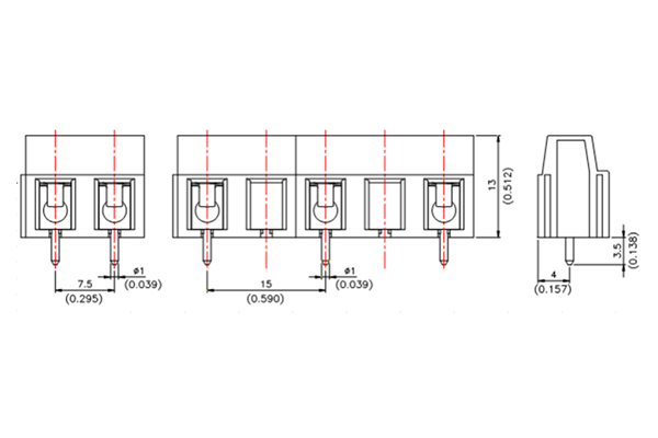 PCB Screw Terminal Block - XY126V-5.0