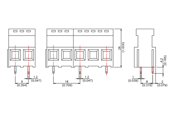 PCB Screw Terminal Block - XY126V-5.0