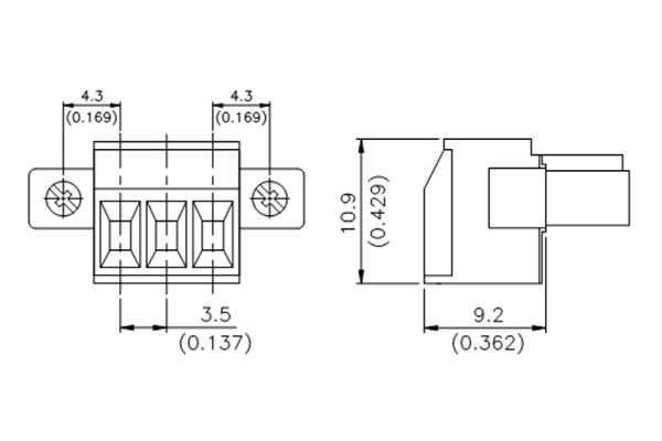 PCB Screw Terminal Block - XY126V-5.0
