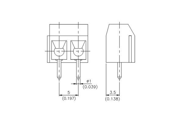 PCB Screw Terminal Block - XY126V-5.0