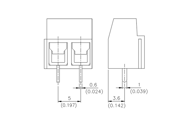 PCB Screw Terminal Block - XY126V-5.0