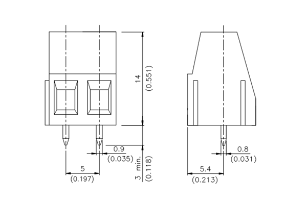 PCB Screw Terminal Block - XY126V-5.0
