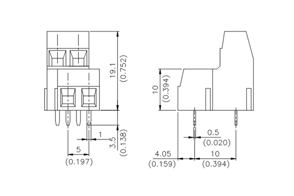 PCB Screw Terminal Block - XY126V-5.0