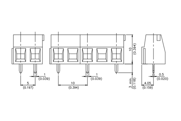 PCB Screw Terminal Block - XY126V-5.0