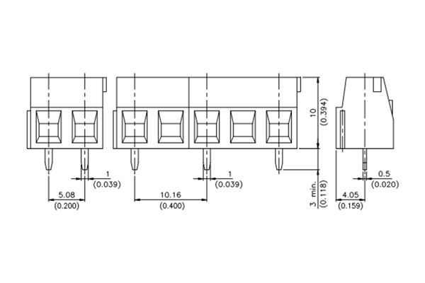 PCB Screw Terminal Block - XY126V-5.0