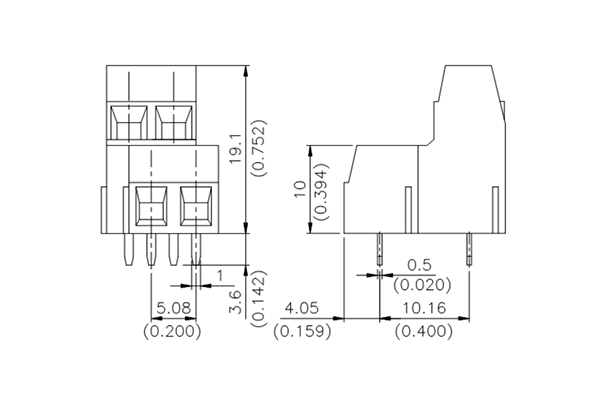 PCB Screw Terminal Block - XY126V-5.0