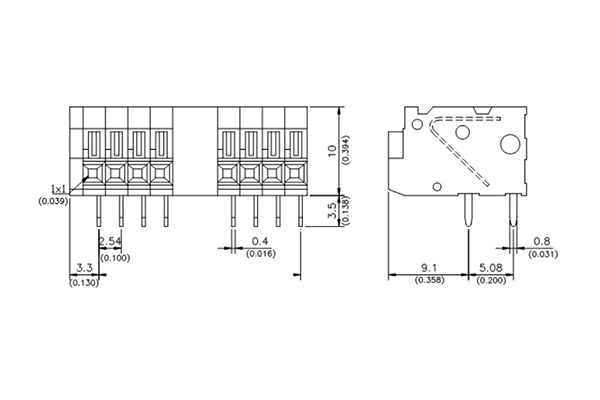 PCB Screw Terminal Block - XY126V-5.0
