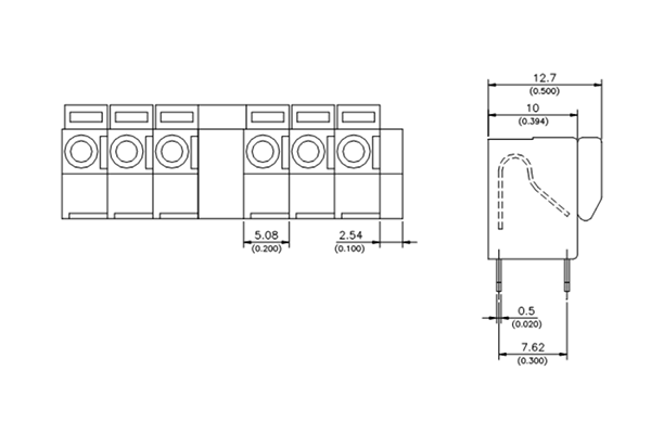 PCB Screw Terminal Block - XY126V-5.0