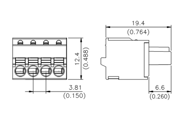 PCB Screw Terminal Block - XY126V-5.0