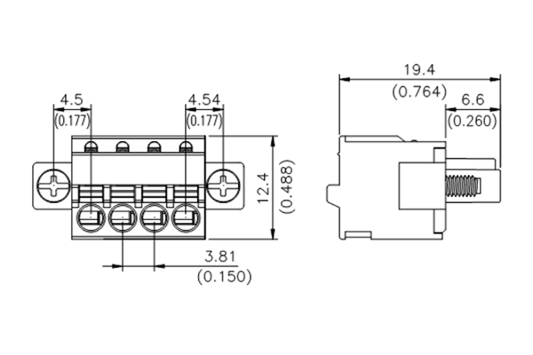 PCB Screw Terminal Block - XY126V-5.0
