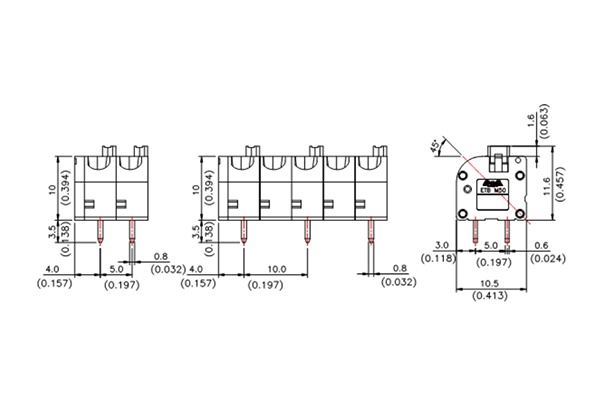 PCB Screw Terminal Block - XY126V-5.0