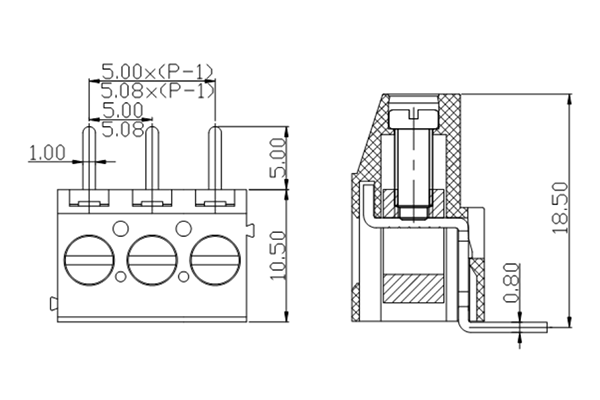 PCB Screw Terminal Block - XY126V-5.0