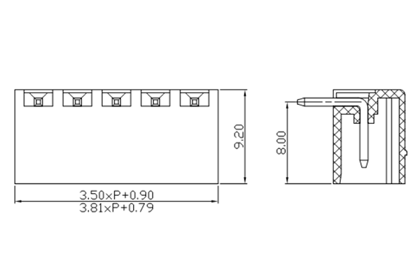 PCB Screw Terminal Block - XY126V-5.0