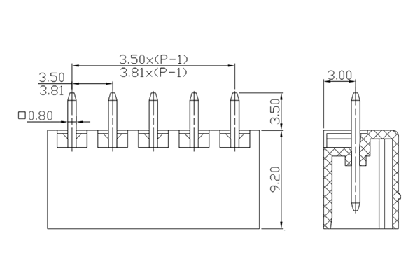 PCB Screw Terminal Block - XY126V-5.0