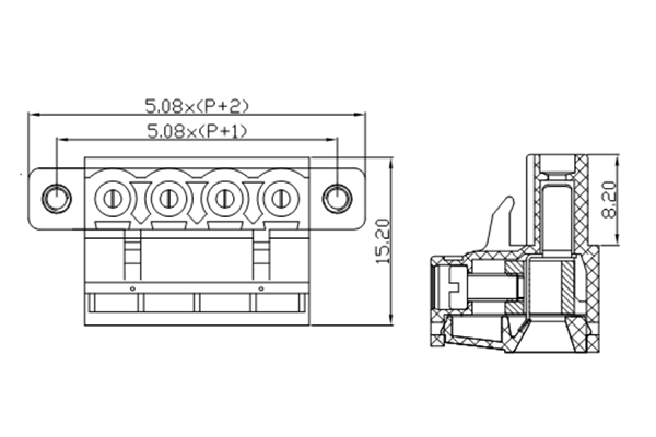PCB Screw Terminal Block - XY126V-5.0