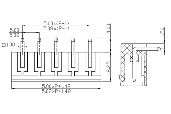 PCB Screw Terminal Block - XY126V-5.0