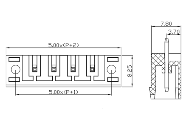 PCB Screw Terminal Block - XY126V-5.0