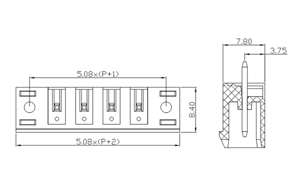 PCB Screw Terminal Block - XY126V-5.0