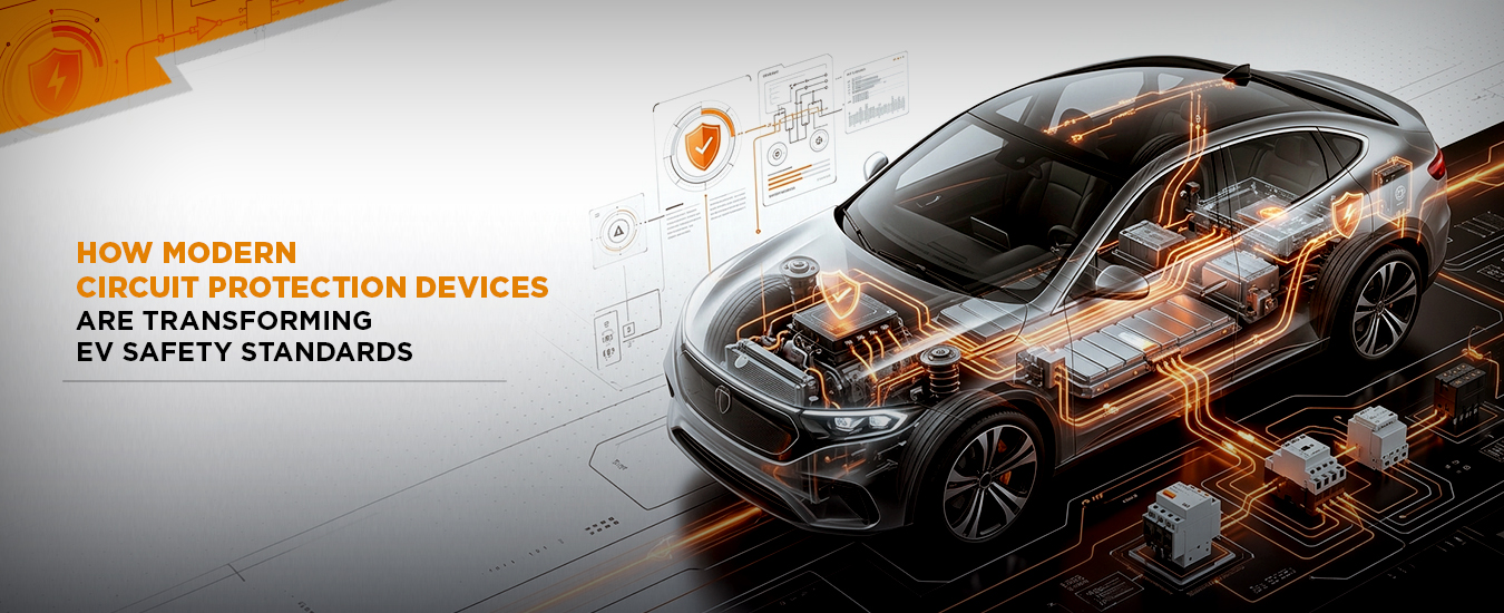 A Blog Banner On How Circuit Protection Devices Are Transforming EV Safety Standards